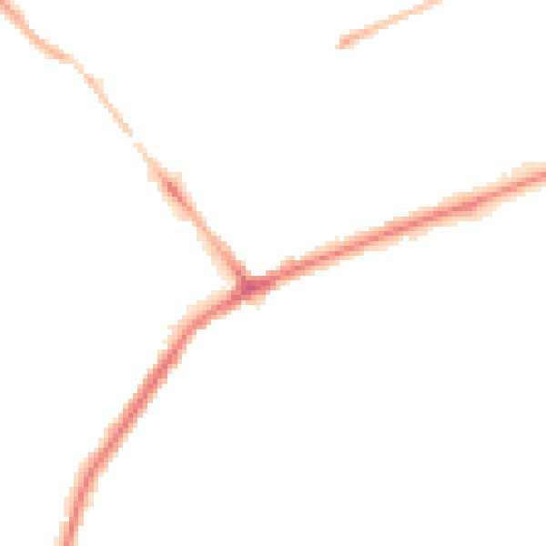 Night-time road noise heatmap for NE31 1XQ