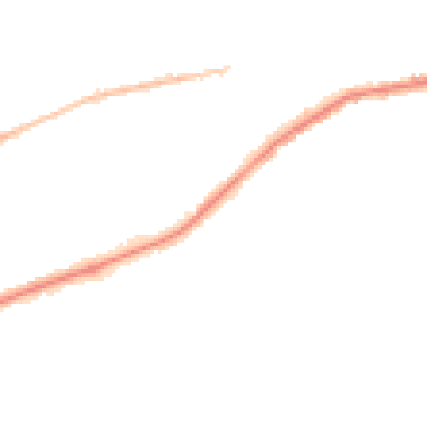 Night-time road noise heatmap for NE31 1YB