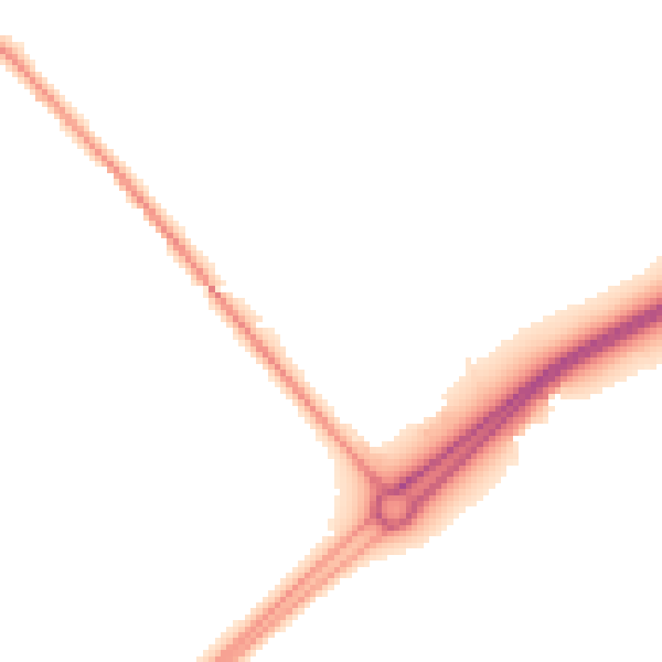 Night-time road noise heatmap for NE31 2EQ