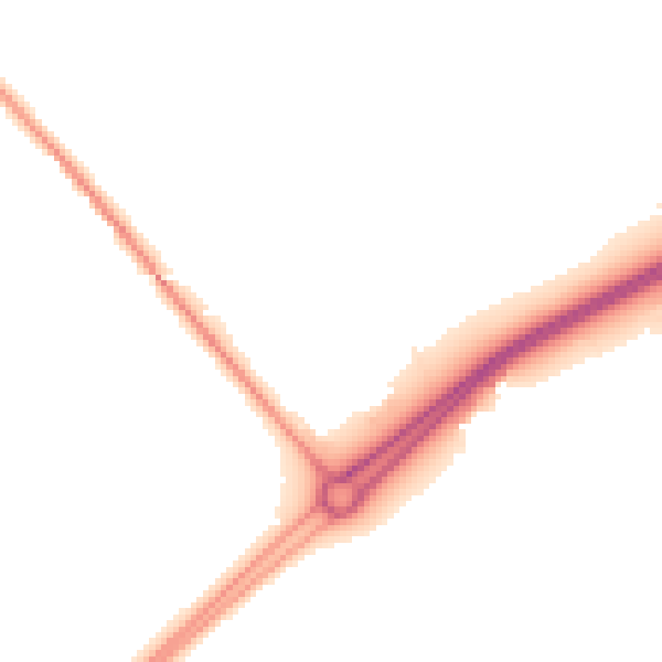 Night-time road noise heatmap for NE31 2ES