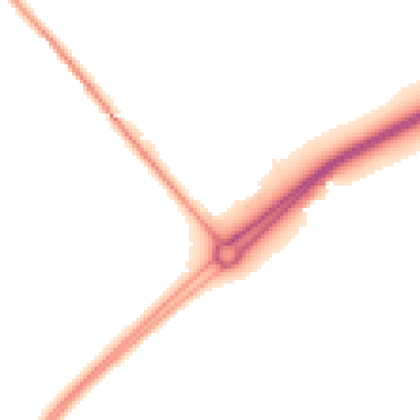 Night-time road noise heatmap for NE31 2EZ
