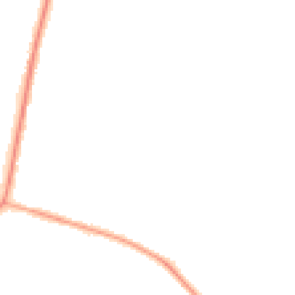 Night-time road noise heatmap for NE31 2PQ