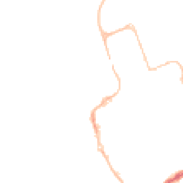 Night-time road noise heatmap for NE33 1JL