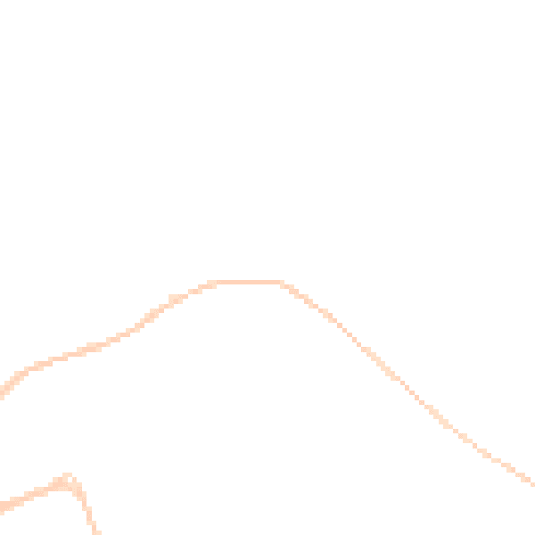 Night-time road noise heatmap for NE33 1LS