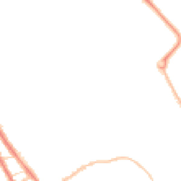 Night-time road noise heatmap for NE33 3BF