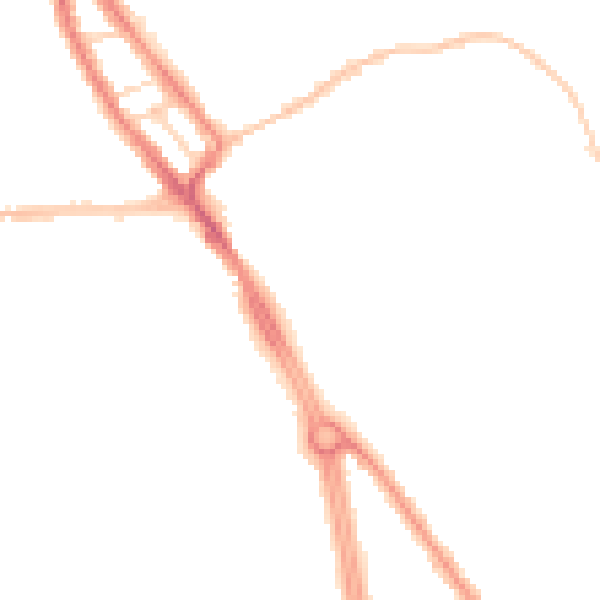 Night-time road noise heatmap for NE33 3DS