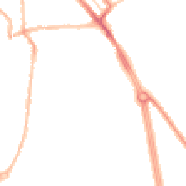 Night-time road noise heatmap for NE33 4TG
