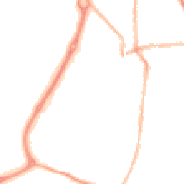 Night-time road noise heatmap for NE33 5QA