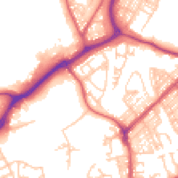 Daytime road noise heatmap for NE34 0AE