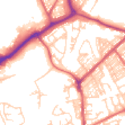 Daytime road noise heatmap for NE34 0AG