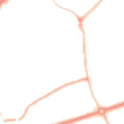 Night-time road noise heatmap for NE34 0AL
