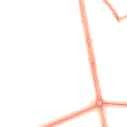 Night-time road noise heatmap for NE34 0EN