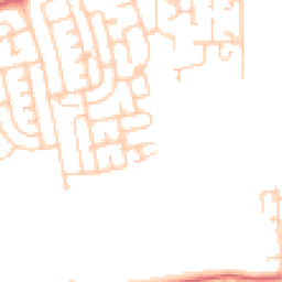 Daytime road noise heatmap for NE34 8HZ