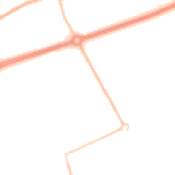 Night-time road noise heatmap for NE34 8LA