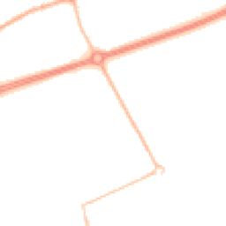 Night-time road noise heatmap for NE34 8LB