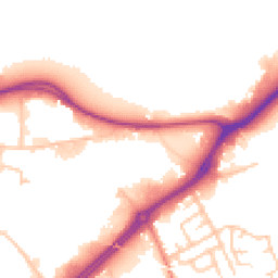 Daytime road noise heatmap for NE34 9FG