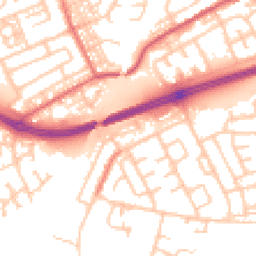 Daytime road noise heatmap for NE34 9JN