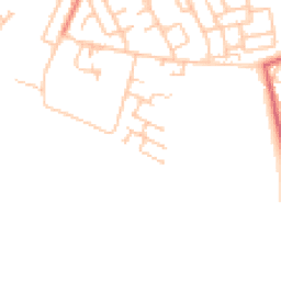 Daytime road noise heatmap for NE34 9JY