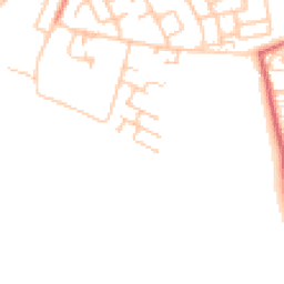Daytime road noise heatmap for NE34 9JZ