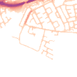 Daytime road noise heatmap for NE34 9LL
