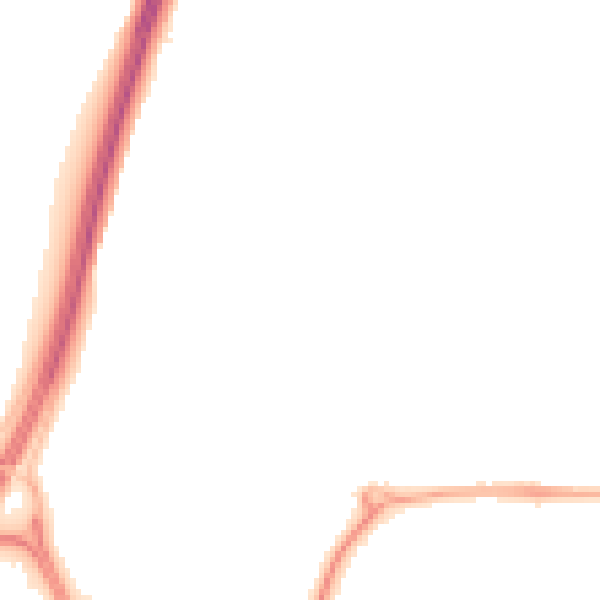 Night-time road noise heatmap for NE37 1AF