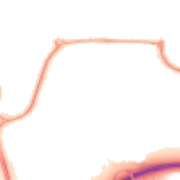 Night-time road noise heatmap for NE37 1BP