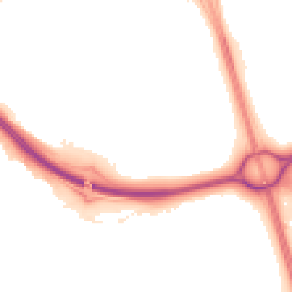 Night-time road noise heatmap for NE37 1GD