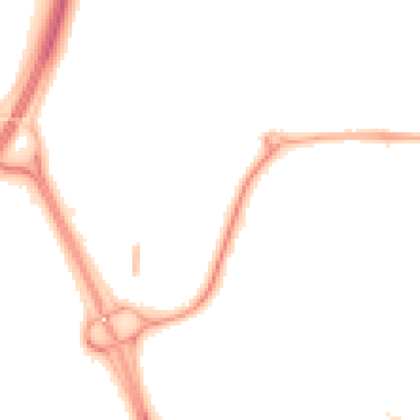 Night-time road noise heatmap for NE37 1HB