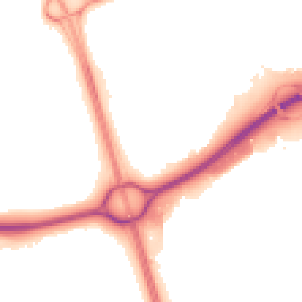 Night-time road noise heatmap for NE37 1NA