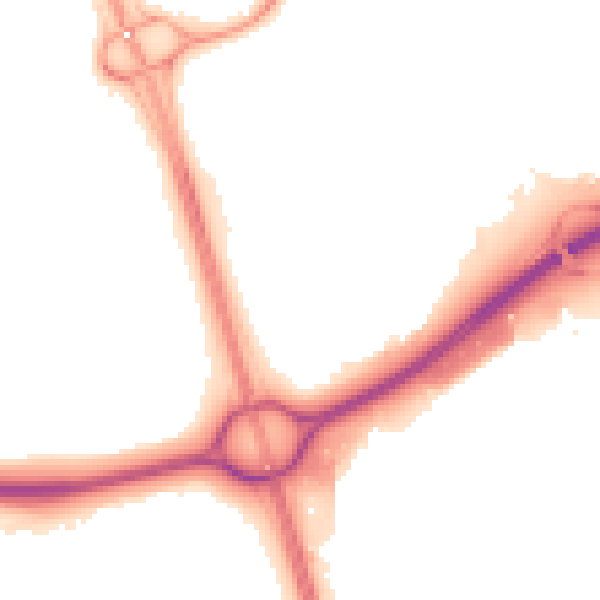 Night-time road noise heatmap for NE37 1RS