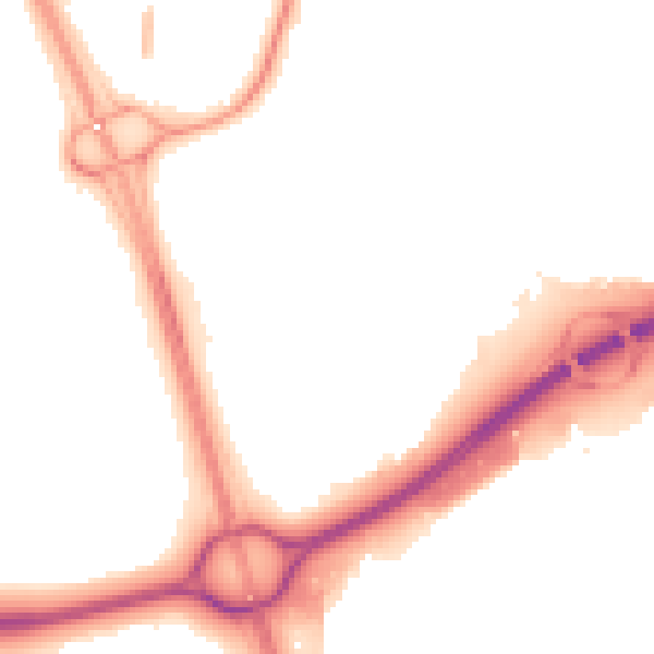Night-time road noise heatmap for NE37 1RW