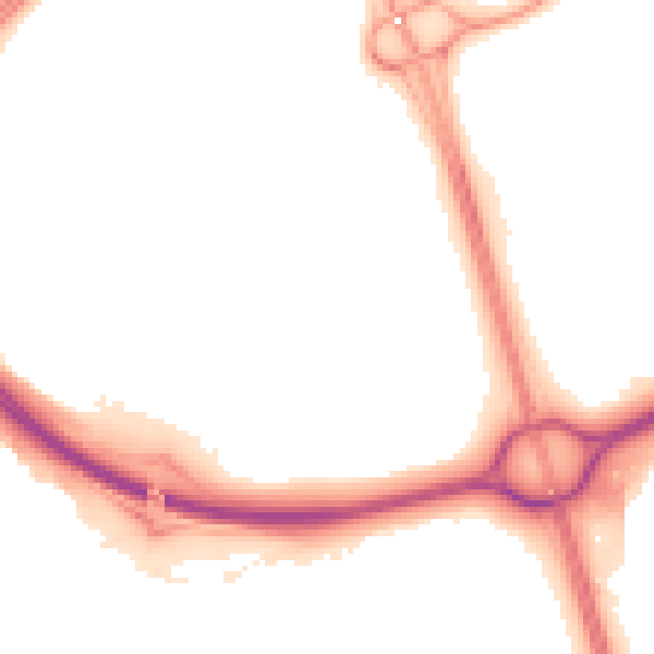 Night-time road noise heatmap for NE37 1SB
