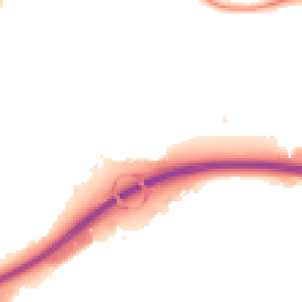 Night-time road noise heatmap for NE37 1SD