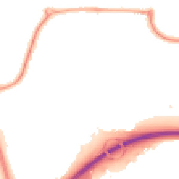 Night-time road noise heatmap for NE37 1UD