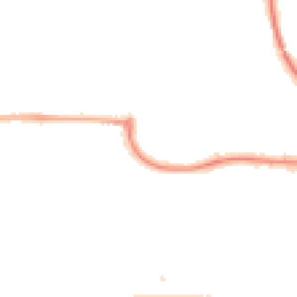 Night-time road noise heatmap for NE37 2EQ