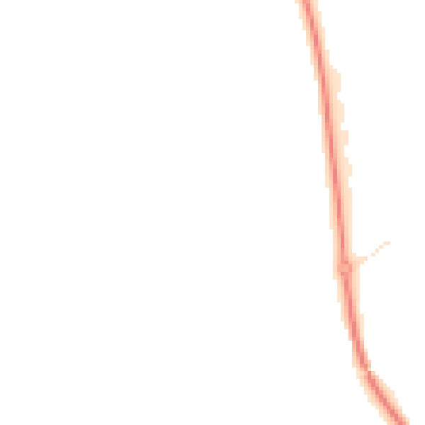 Night-time road noise heatmap for NE37 2NS