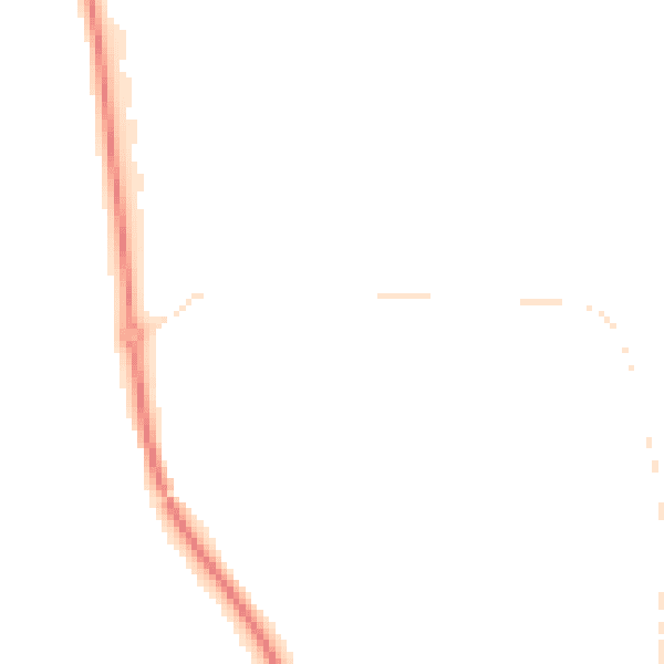 Night-time road noise heatmap for NE37 3EZ
