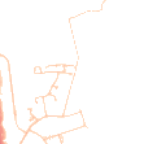Daytime road noise heatmap for NE37 3LN