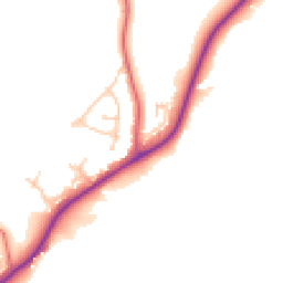 Daytime road noise heatmap for NE39 1AS