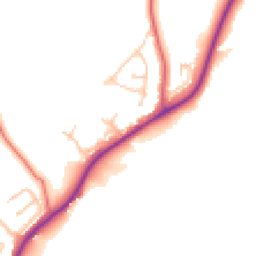 Daytime road noise heatmap for NE39 1AW