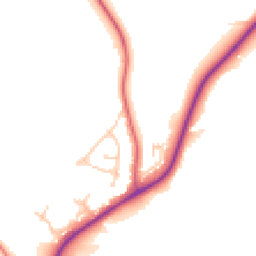 Daytime road noise heatmap for NE39 1AY