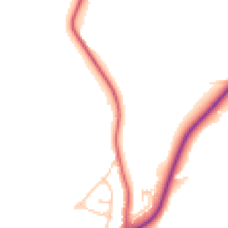 Daytime road noise heatmap for NE39 1BE