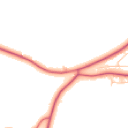 Daytime road noise heatmap for NE39 1BH