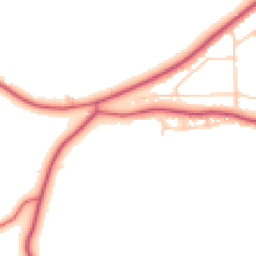 Daytime road noise heatmap for NE39 1BP