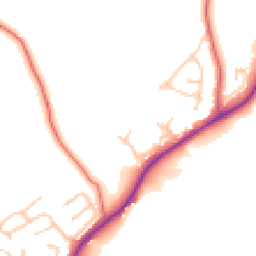 Daytime road noise heatmap for NE39 1BQ