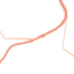 Night-time road noise heatmap for NE39 1BY