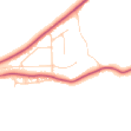 Daytime road noise heatmap for NE39 1HE