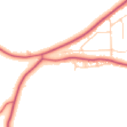 Daytime road noise heatmap for NE39 1HJ