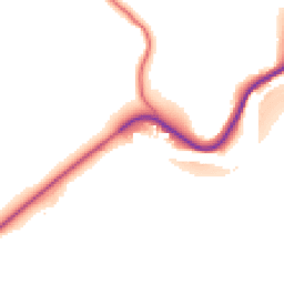 Daytime road noise heatmap for NE39 1NB