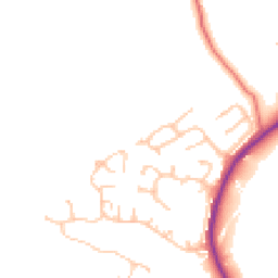 Daytime road noise heatmap for NE39 1QX